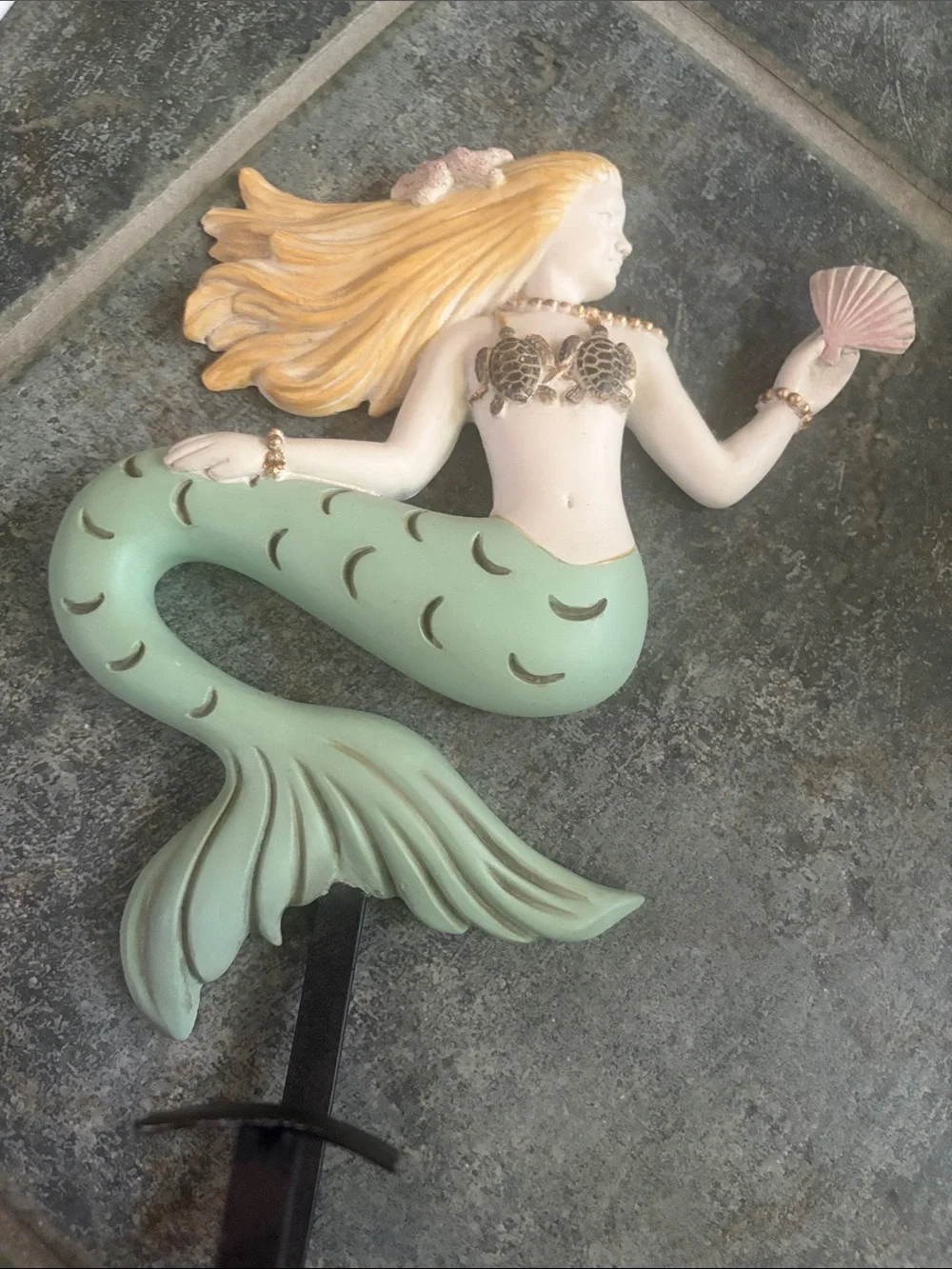 Mermaid Wall Hook Set - Seafoam Green